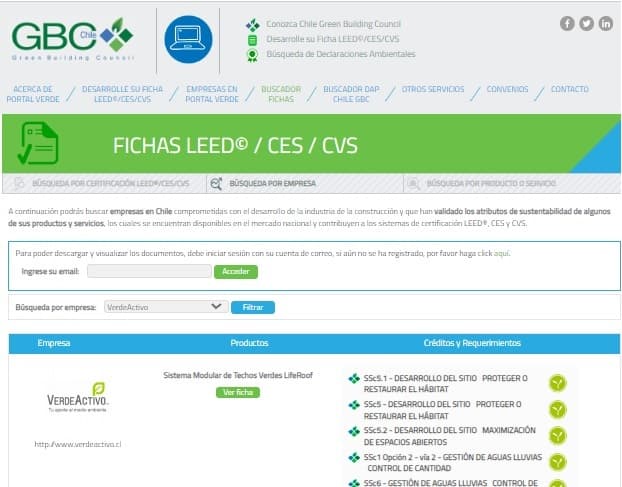Sistema LiveRoof verifica sus atributos de sustentabilidad